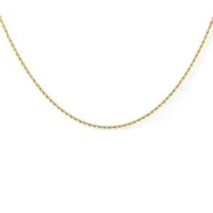 Corrente Cordão Baiano Banhada a Ouro 18K - 60cm