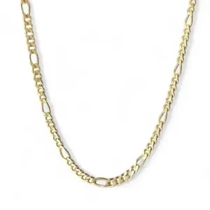 Corrente Masculina Elo 5 em 1 Banhada a Ouro 18k