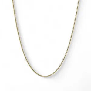 Corrente Rabo de Rato Banhada a Ouro 18K - 40cm