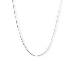 Corrente  Rabo Rato Laminada Prata 925 -40cm