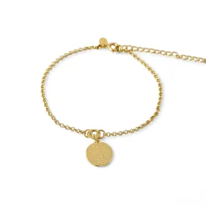 Pulseira Meu Filho De 4 Patas Banhado a Ouro 18K
