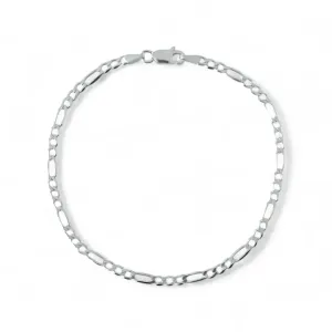 Pulseira Masculina Elo 3 em 1 Prata 925