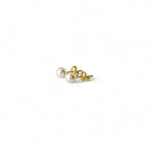 Brinco Pérola Banhado a Ouro 18k