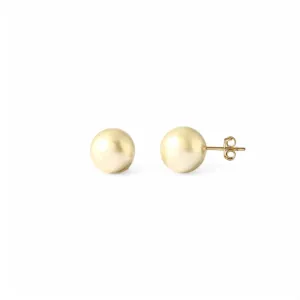 Brinco Perola Banhado a Ouro 18K-  GG