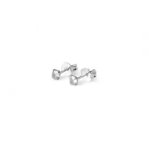 Brinco Ponto de Luz Prata 925 Zircônia - 3mm