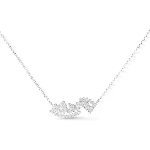 Colar Gotas Prata 925 com Zircônias