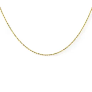 Corrente Cordão Baiano Banhada a Ouro 18k - 45cm