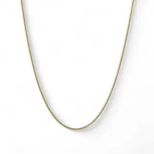 Corrente Rabo de Rato Banhada a Ouro 18K- 45cm