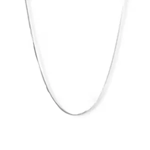 Corrente Rabo de Rato Laminada Prata 925 - 40cm