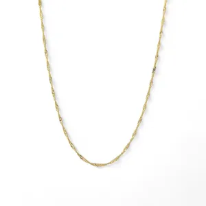 Corrente Singapura Banhada a Ouro 18k - 50cm