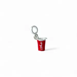 Pingente Berloque Coca-Cola Prata 925