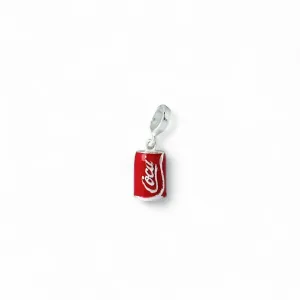 Pingente Berloque Lata Coca-Cola Prata 925