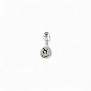 Pingente Berloque Prata 925 Signo de Touro