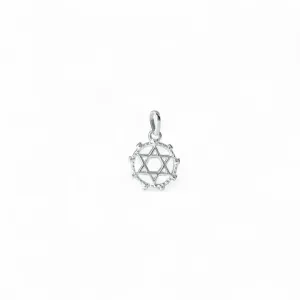 Pingente Estrela de Davi Prata 925