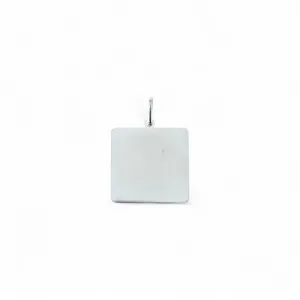 Pingente Placa Quadrada Prata 925 para Gravação - 2cm