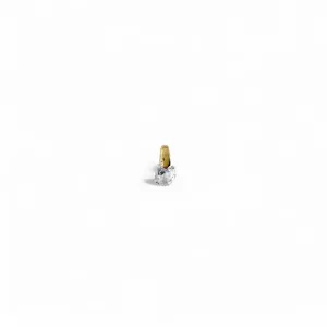 Pingente Ponto Luz Banhado a Ouro 18K Zircônia- M