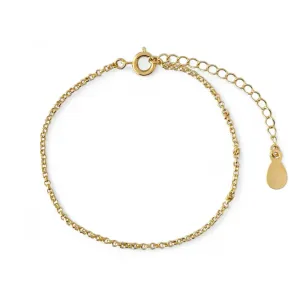 Pulseira Elo Português Banhada a Ouro 18K