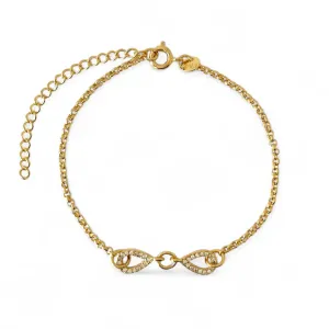 Pulseira Gotas Banhada a Ouro 18k com Zircônias