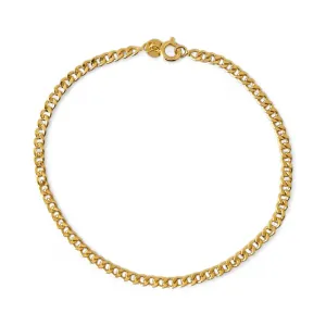 Pulseira Masculina Elo 1 em 1 Banhada a Ouro 18k