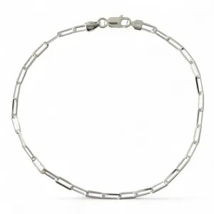 Pulseira Masculina Elo Cartier Prata 925 - 22cm
