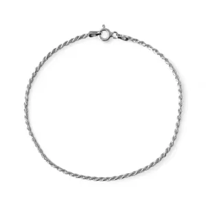 Pulseira Prata 925 Cordão Baiano