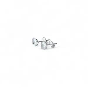 Brinco Ponto de Luz Prata 925 com Zircônia - 6mm