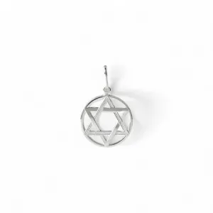 Pingente Estrela de Davi Prata 925