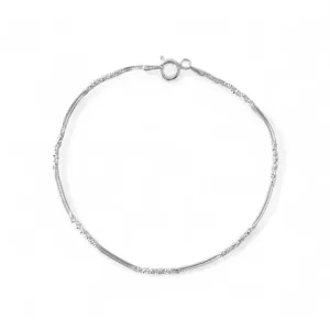 Pulseira Marguerita Alternada Prata 925