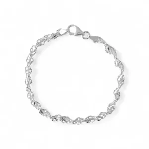 Pulseira Torcida Prata 925