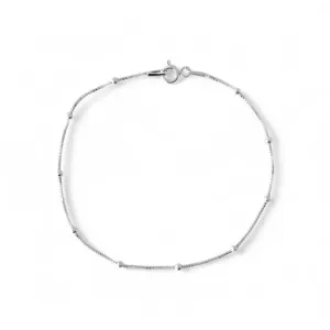 Pulseira Veneziana Bolinha Prata 925