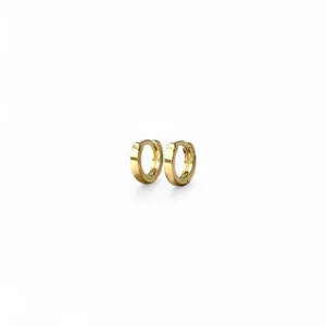 Brinco Argola Banhado a Ouro 18k Lisa - 0,9cm