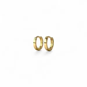 Brinco Argola Banhado a Ouro 18k Lisa - 1,0cm
