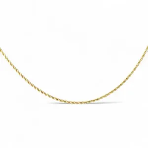 Corrente Cordão Baiano Banhada a Ouro 18k - 45cm