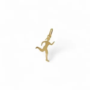 Pingente Corrida Banhado a Ouro 18k