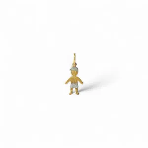 Pingente Menino Banhado a Ouro 18k