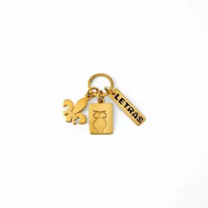 Pingente Profissão Letras Banhado a Ouro 18k