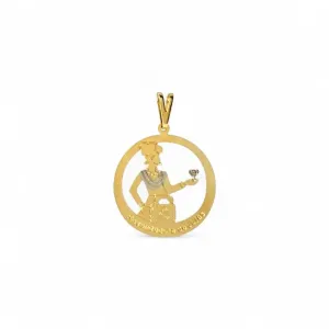 Pingente Profissão Revendedora de Joias Banhado a Ouro 18k