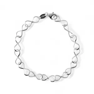 Pulseira Elo Infinito Prata 925