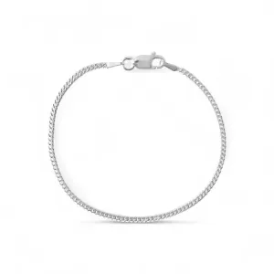 Pulseira Infantil Elo Grumet Prata 925 - 15cm