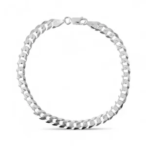 Pulseira Masculina Elo 1 em 1 Prata 925 - 21cm