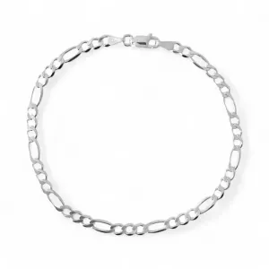 Pulseira Masculina Elo 3 em 1 Prata 925 - 21cm