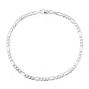 Pulseira Masculina Elo 3 em 1 Prata 925 - 21cm