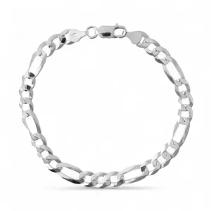 Pulseira Masculina Elo 3 em 1 Prata 925