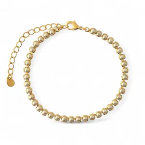 Pulseira Pérolas Banhada a Ouro 18k