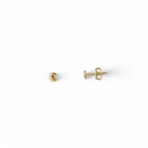 Brinco Infantil Lua Banhado a Ouro 18k