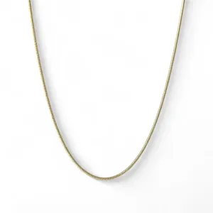 Corrente Rabo de Rato Banhada a Ouro 18K - 40cm