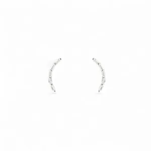 Brinco Earcuff Prata 925 com Zircônias