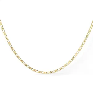 Corrente Masculina Elo 1 em 1 Banhada a Ouro 18k - 60cm