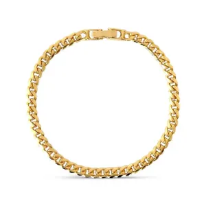 Pulseira Elos Banhada a Ouro 18k com Fecho Gaveta