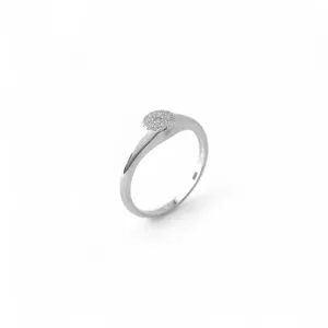 Anel Círculo Prata 925 com Microzircônias